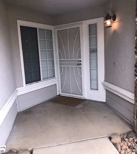 entrance to single family home